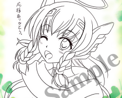 CH応援バナーキャンペーン プレゼント用サイン色紙【カレン】 CH応援バナーキャンペーン プレゼント用サイン色紙【カレン】